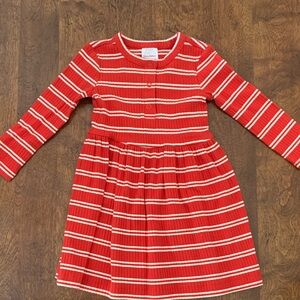 Hanna Andersson Red and White Striped Kids Dress